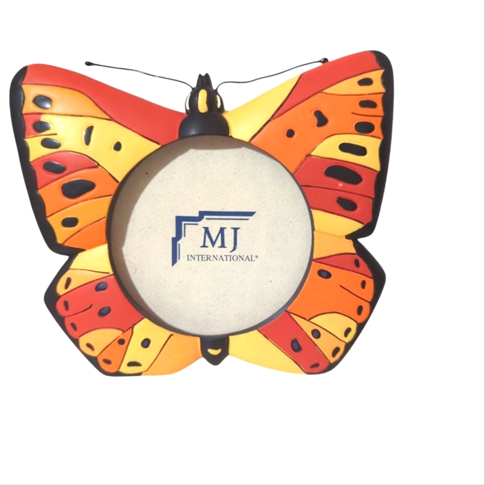 MJ International Butterfly Picture Frame Gift New
